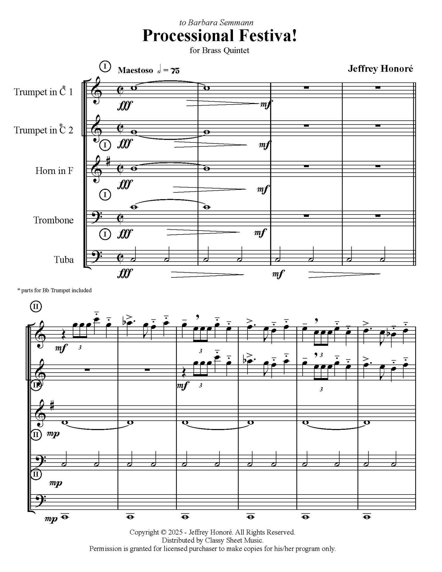 Processional Festiva! Processional Festiva!
